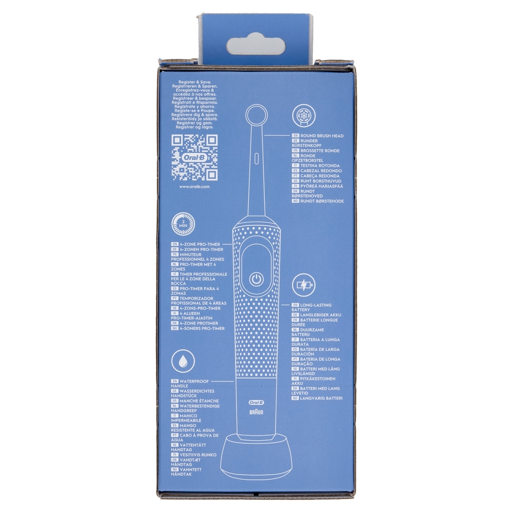 Oral-B Spazzolino Elettrico Denti Ricaricabile Vitality Pro Black